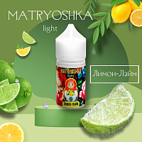 Жидкость MATRYOSHKA salt  Лимон - лайм 30ml. 20 мг light