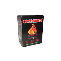 Уголь для кальяна Coco Brico (КОКОБРИКО) 22мм 24 куб.