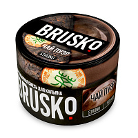 Бестабачная смесь для кальяна BRUSKO, 50 г, Чай Пуэр, Strong