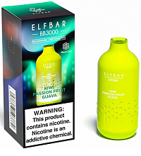 Одноразовая электронная система доставки никотина ELFBAR BB3000 Киви маракуйя гуава МТ