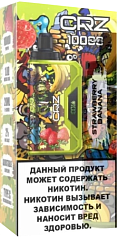 Электронная сигарета CRZ 10000 Strawberry Banana (клубника, банан)