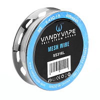 Сетка из нержавеющей стали VANDY VAPE MESH Wire SS316L/400mesh 5ft