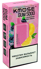 Kmose Gum, 5000, Малина, Лимон, электронный испаритель