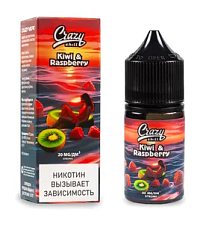 CRAZY CHILL Salt Kiwi & Raspberry (киви, малина), 20 мг/мл 30 мл