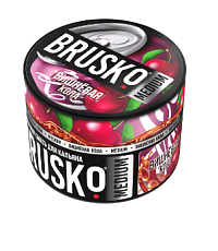 Бестабачная смесь для кальяна BRUSKO, 50 г, Вишнёвая кола, Medium