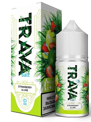 Жидкость Trava Strong 30мл Клубника лайм (Strawberry & Lime) МТ