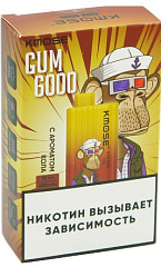 Одноразовая ЭС Kmose Gum, до 6000 затяжек, Кола