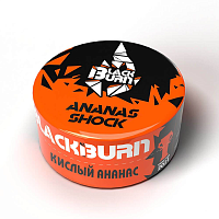 Табак для кальяна Black Burn Ananas Shock Кислый ананас 25g