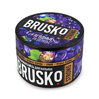 Бестабачная смесь для кальяна BRUSKO, 50 г, Ягодные леденцы, Strong