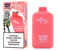 ANGRY VAPE RAGE STICK М 4000, Персика с клубникой и арбузом, электронный испаритель