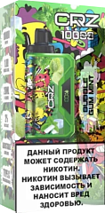 Электронная сигарета CRZ 10000 Bubble Gum Mint (мятная жевательная резинка)