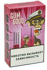 Одноразовая ЭС Kmose Gum, до 6000 затяжек, Клубничное Мороженное