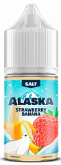 Жидкость Alaska - Strawberry Banana 30мл 20мг SALT 