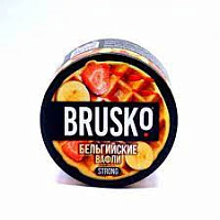 Бестабачная смесь для кальяна BRUSKO, 50 г, Бельгийские вафли, Strong