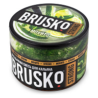 Бестабачная смесь для кальяна BRUSKO, 50 г, Мохито, Strong