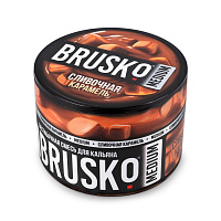 Бестабачная смесь для кальяна BRUSKO, 50 г, Сливочная карамель, Medium