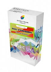 Табак для кальяна Spectrum Classic - Basil Strawberry (Клубника-базилик)  40гр.