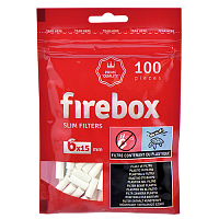 Фильтры для самокруток 6мм FireBox Slim (100 шт)