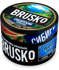 Бестабачная смесь для кальяна BRUSKO, 50 г, Сибирский лимонад, Strong