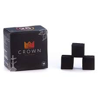 Уголь для кальяна Crown (Краун) 18 куб. 25мм