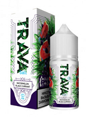 Жидкость Trava Strong 30мл Арбуз-черная смородина-лёд (Watermelon Black-Currant)