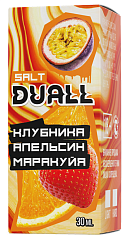 Жидкость DUALL Salt Light Клубника, апельсин, маракуйя 30мл 20мг