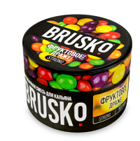 Бестабачная смесь для кальяна BRUSKO, 50 г, Фруктовое драже, Strong