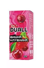 Жидкость DUALL Salt Light Вишня, клубника 30мл 20мг