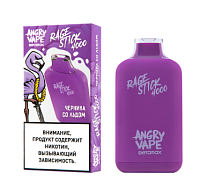 ANGRY VAPE RAGE STICK М 4000, Черники со льдом, электронный испаритель