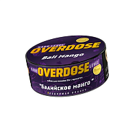 Табак для кальяна Overdose Bali Mango (Балийское манго), 25 гр.