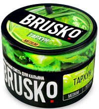 Бестабачная смесь для кальяна BRUSKO, 50 г, Тархун, Medium