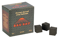 Уголь  для кальяна Bau Bau (Бау Бау 25мм) 18 куб-брикет
