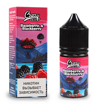 CRAZY CHILL Salt Raspberry & Blackberry (малина с ежевикой), 20 мг/мл 30 мл