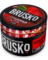 Бестабачная смесь для кальяна BRUSKO, 50 г, Клубничный джем, Strong