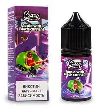 CRAZY CHILL Premium Strong Salt Apple With Black Currant, 20 мг/мл 30 мл