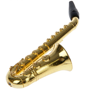 Трубка оригинальная "Саксофон", 7 сеточек в комплекте 2х3.5 см 2626687