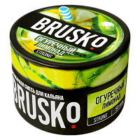 Бестабачная смесь для кальяна BRUSKO, 50 г, Огуречный лимонад, Strong