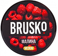 Бестабачная смесь для кальяна BRUSKO, 50 г, Малина, Medium