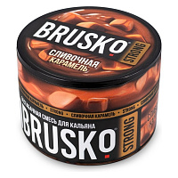 Бестабачная смесь для кальяна BRUSKO, 50 г Сливочная карамель, Strong