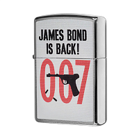 Зажигалка Zippo 29563 - James Bond - Brushed Chrome