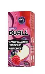 Жидкость DUALL Salt Light Смородина, малина, яблоко 30мл 20мг