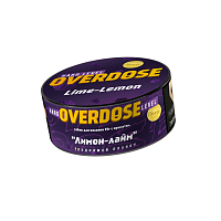 Табак для кальяна Overdose Lime-Lemon (Лимон-лайм), 25 гр.