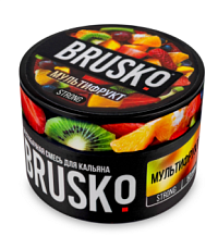 Бестабачная смесь для кальяна BRUSKO, 50 г, Мультифрукт, Strong